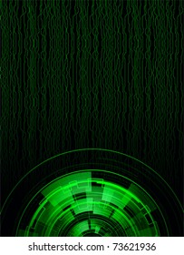 Abstract design technology theme background. Eps10