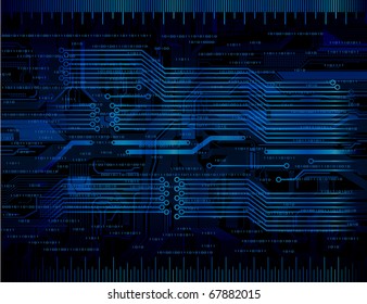 Abstract design technology theme vector background. Eps10