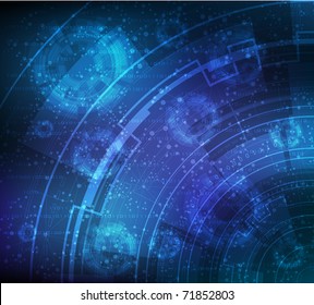 abstract design, technology theme vector background. eps10