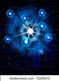 abstract design, technology theme vector background. Eps10