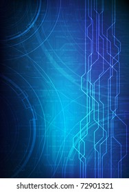 Abstract design, technology theme vector background. Eps10 format.