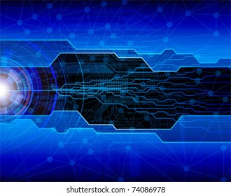 Abstract design, technology theme vector background. Eps10