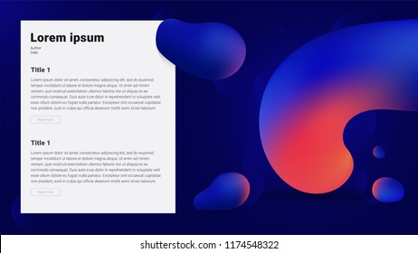 Abstract design template
