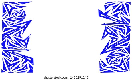 Abstract design template background in blue and white color. Vector illustration. Suitable for landing page and backdrop template.