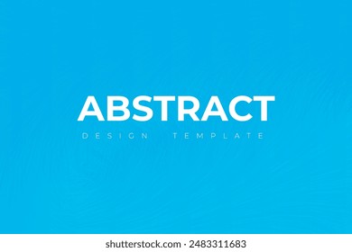 Abstract Design Template Gradient Blue Fur