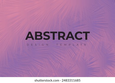 Abstract Design Template Gradient Purple and Pink Fur
