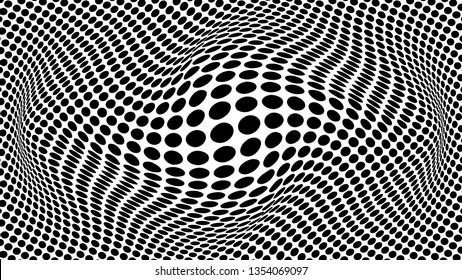 Abstract design template illustration with dots. Modern dotted background for websites, sticker labels,postcards,banners, corporate identity, cover design. Vector black white version.