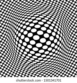 Abstract design template illustration with dots. Modern dotted background for websites, sticker labels, postcards, banners, corporate identity, cover design. Vector black white version.