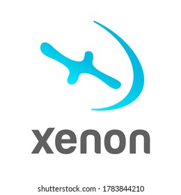 Logo de la plantilla de diseño abstracto. Signo o símbolo de letra X. Diseño creativo e innovador de iconos. Identidad para los negocios. Ilustración vectorial.