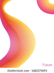 Abstract design template in a modern style. Bright background. Vector illustration. EPS 10.