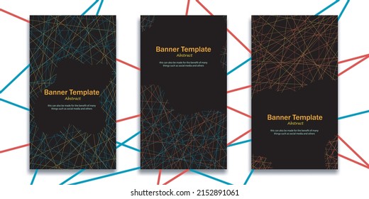 abstract design template that can be printed or used for social media as business promotion material and clothing products.