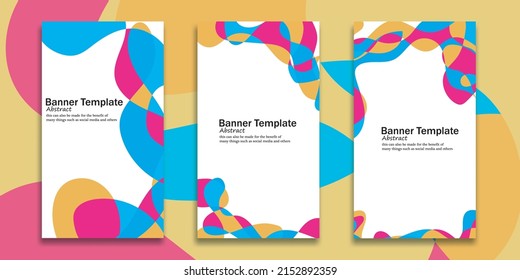 abstract design template that can be printed or used for social media as business promotion material and clothing products.