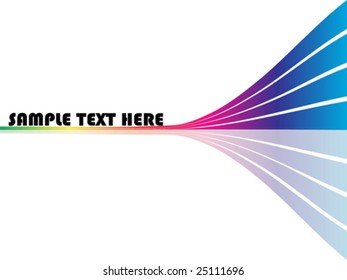 ilustración vectorial de plantilla de diseño abstracto