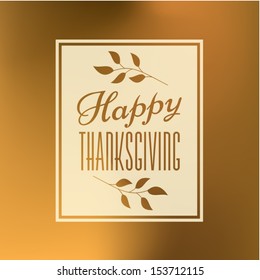 Abstract design for a Thanksgiving Day greeting card. EPS10 file. Gradient mesh used.