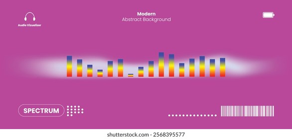 An abstract design that features a dynamic color spectrum with smooth gradations. Suitable for creative projects, branding, web design, or print media