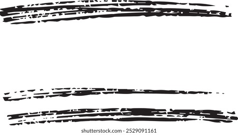 Abstraktes Design mit drei horizontalen Linien