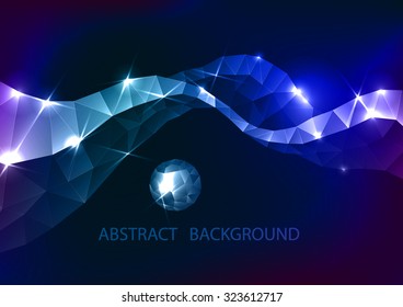 Abstract design of the title page, the cover of the magazine, the presentation. For poster, flyer, brochure design template.