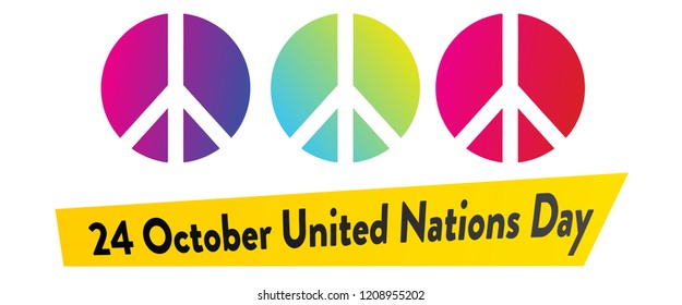 Abstract design for uniated nations day.