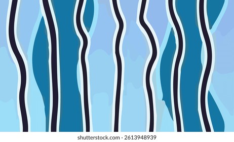 Abstract design with unique lines and interesting style