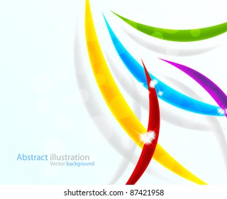 Abstract design. Used clipping mask