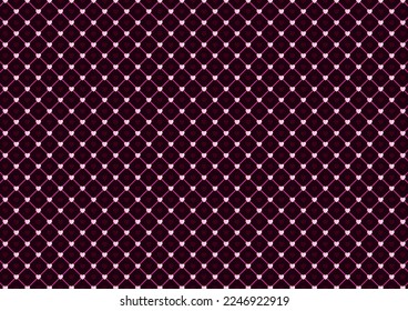 Diseño abstracto. Antecedentes de San Valentín. fondo de patrón rosa de la línea de la red cardíaca. ilustración vectorial. fondo de pantalla.