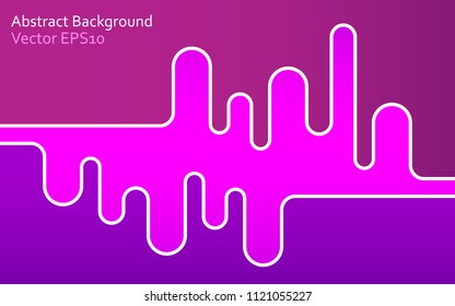 Abstract design vector background with wave shape and gradient effect.