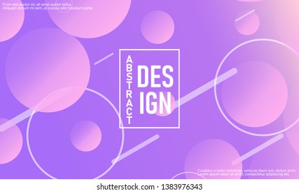 Abstract design vector. Conference invitation design template. Abstract background. Geometric elements. Trendy gradient poster. Vector illustration.