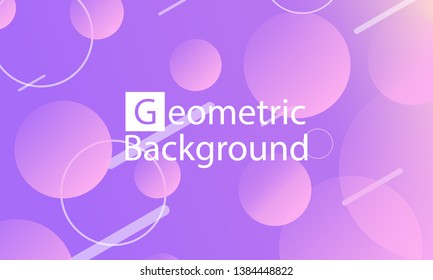 Abstract design vector. Conference invitation design template. Violet background. Geometric elements. Trendy gradient poster. Vector illustration.