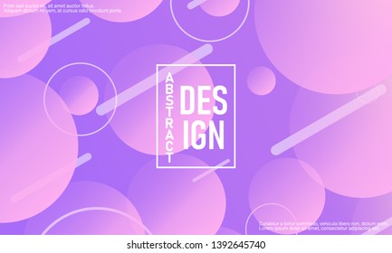 Abstract design vector. Conference invitation design template. Abstract background. Geometric elements. Trendy gradient poster. Vector illustration.