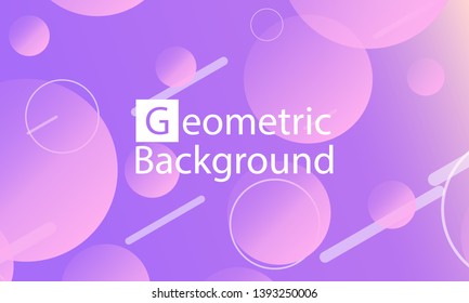 Abstract design vector. Conference invitation design template. Violet background. Geometric elements. Trendy gradient poster. Vector illustration.