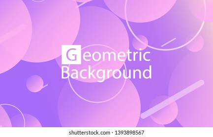 Abstract design vector. Conference invitation design template. Violet background. Geometric elements. Trendy gradient poster. Vector illustration.