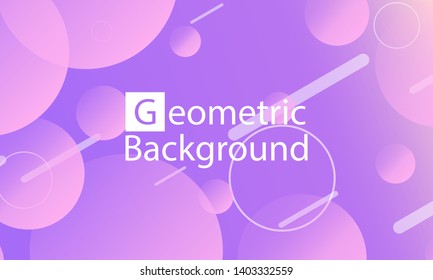 Abstract design vector. Conference invitation design template. Violet background. Geometric elements. Trendy gradient poster. Vector illustration.