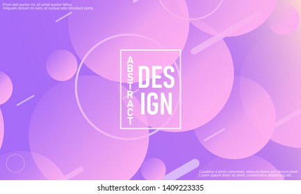 Abstract design vector. Conference invitation design template. Abstract background. Geometric elements. Trendy gradient poster. Vector illustration.