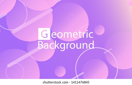 Abstract design vector. Conference invitation design template. Violet background. Geometric elements. Trendy gradient poster. Vector illustration.