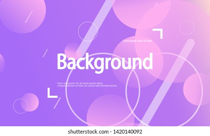 Abstract design vector. Conference invitation design template. Abstract background. Geometric elements. Trendy gradient poster. Vector illustration.