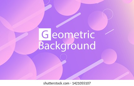 Abstract design vector. Conference invitation design template. Violet background. Geometric elements. Trendy gradient poster. Vector illustration.