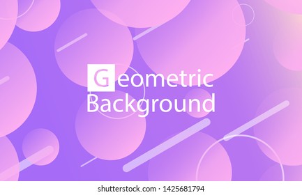 Abstract design vector. Conference invitation design template. Violet background. Geometric elements. Trendy gradient poster. Vector illustration.