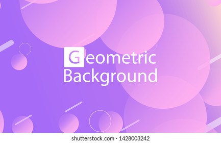 Abstract design vector. Conference invitation design template. Violet background. Geometric elements. Trendy gradient poster. Vector illustration.