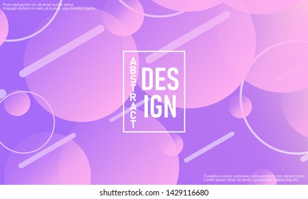 Abstract design vector. Conference invitation design template. Abstract background. Geometric elements. Trendy gradient poster. Vector illustration.