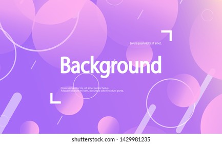 Abstract design vector. Conference invitation design template. Abstract background. Geometric elements. Trendy gradient poster. Vector illustration.