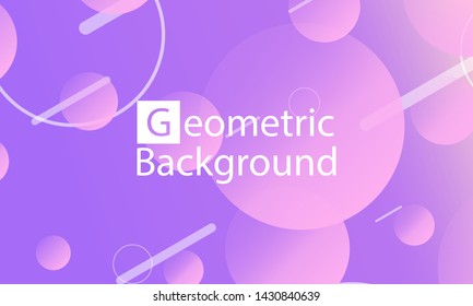 Abstract design vector. Conference invitation design template. Violet background. Geometric elements. Trendy gradient poster. Vector illustration.