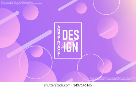 Abstract design vector. Conference invitation design template. Abstract background. Geometric elements. Trendy gradient poster. Vector illustration.