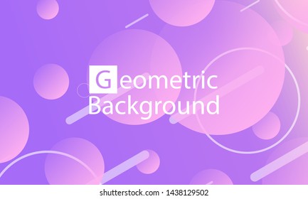 Abstract design vector. Conference invitation design template. Violet background. Geometric elements. Trendy gradient poster. Vector illustration.