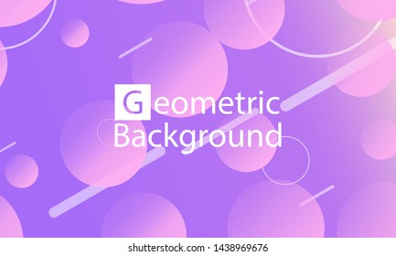 Abstract design vector. Conference invitation design template. Violet background. Geometric elements. Trendy gradient poster. Vector illustration.