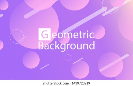Abstract design vector. Conference invitation design template. Violet background. Geometric elements. Trendy gradient poster. Vector illustration.