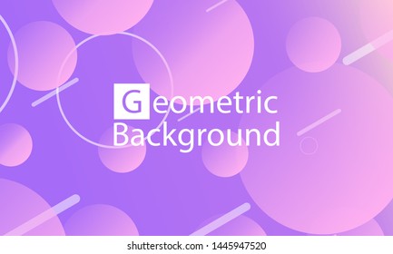 Abstract design vector. Conference invitation design template. Violet background. Geometric elements. Trendy gradient poster. Vector illustration.