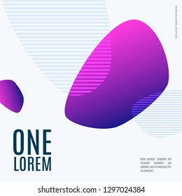 Abstract design of vector elements for graphic template. Modern background. Colourful smooth lines for business branding, website sale, marketing, discount, offer.