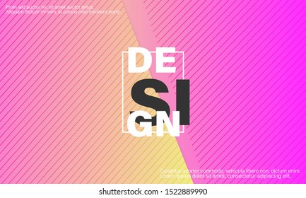 Abstract design vector. Geometric background. Dynamic shapes composition. Conference invitation design template. Vector illustration.