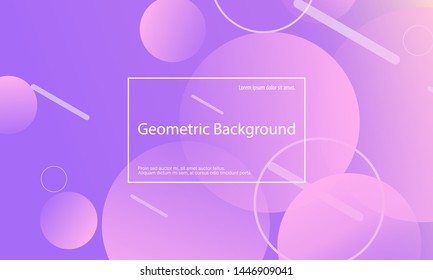 Abstract design vector. Geometric purple background. Dynamic shapes composition. Conference invitation design template. Vector illustration.