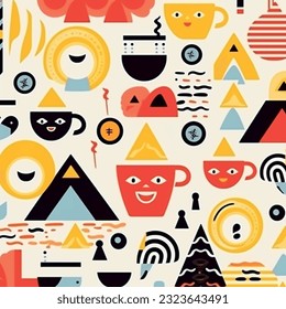 Abstract design . Vector graphics pattern background. Template for interior, packaging, wallpaper, textile, paper, interior decoration, paintings. SSTKabstract.
